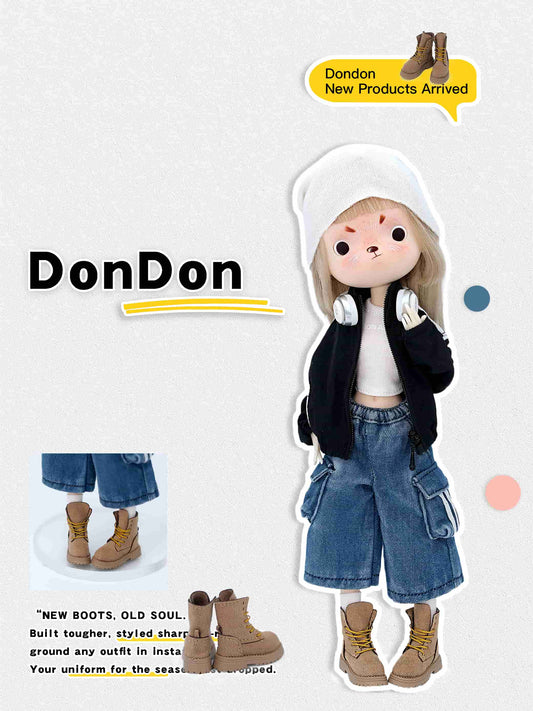 Elegant Nomad Doll Combat Boots for BJD, Blythe Dolls