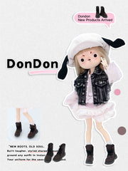 Elegant Nomad Doll Combat Boots for BJD, Blythe Dolls