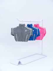 Loose-Fit Striped Doll Track Jacket