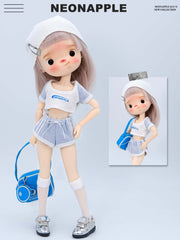 Retro Raglan Colorblock Sportswear Set for Blythe & BJD Dolls