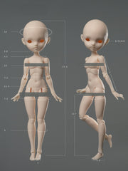 Rinka - Future Girl | 1/6 BJD Doll Full Set, Ready to Ship
