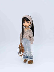 Spring Fashion Knitwear Set for BJD/Blythe Dolls – Reversible & Trendy!