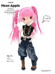 In Stock — Star Patch Distressed Doll Denim Jeans | BJD/Blythe
