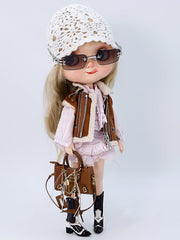 Mini Biker Bag for For 1/6 BJD&Blythe Dolls | Cute & Edgy Fashion Accessory ✨