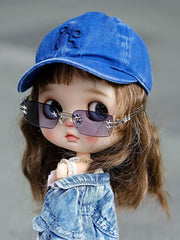 Urban Wanderer Vintage Baseball Cap for Blythe Doll