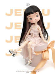 Customizable BJD Doll Jenju Full Set | OOAK Faceup + Outfit Options