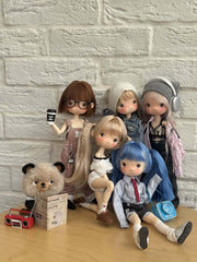 Customizable BJD Doll Jenju Full Set | OOAK Faceup + Outfit Options