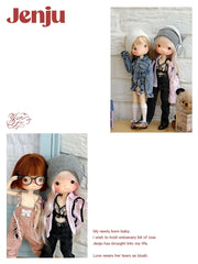 Customizable BJD Doll Jenju Full Set | OOAK Faceup + Outfit Options