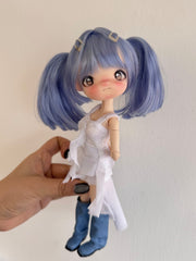 Customizable BJD Doll Jenju Full Set | OOAK Faceup + Outfit Options