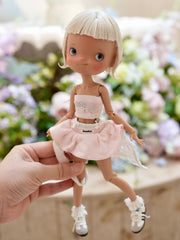 Customizable BJD Doll Jenju Full Set | OOAK Faceup + Outfit Options