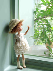 Customizable BJD Doll Jenju Full Set | OOAK Faceup + Outfit Options