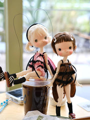 Customizable BJD Doll Jenju Full Set | OOAK Faceup + Outfit Options