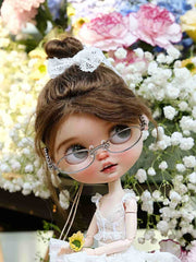 French Lace Ruffle Sleeves Corset | Fits 1/6 BJD & Blythe Dolls