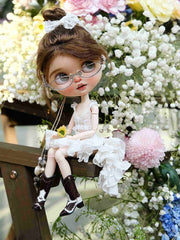 Pre order Asymmetrical Ruffle Cake Skirt | Fits 1/6 BJD, Blythe Dolls