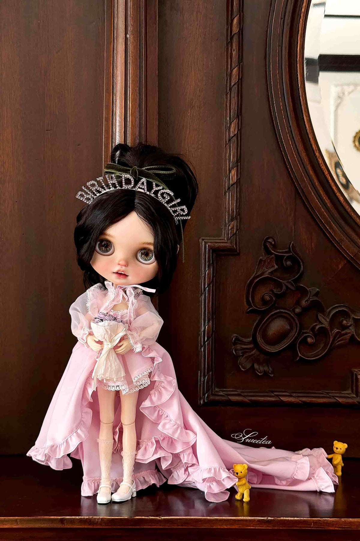 Dreamy Princess Gown Set--Pink