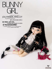 Handmade Vintage Leather Outfit – Fashion Set for BJD/Blythe Dolls