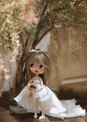 Dreamy Princess Gown Set--White