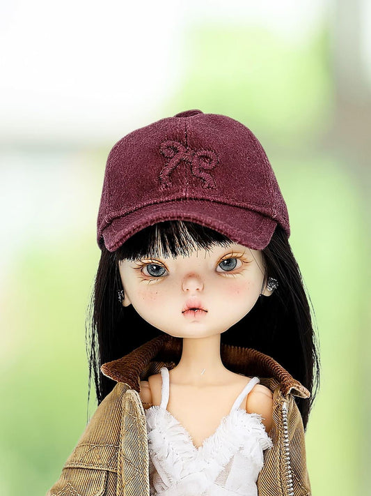 Vintage Denim Baseball Cap | Urban Chic for 1/6 BJD Dolls