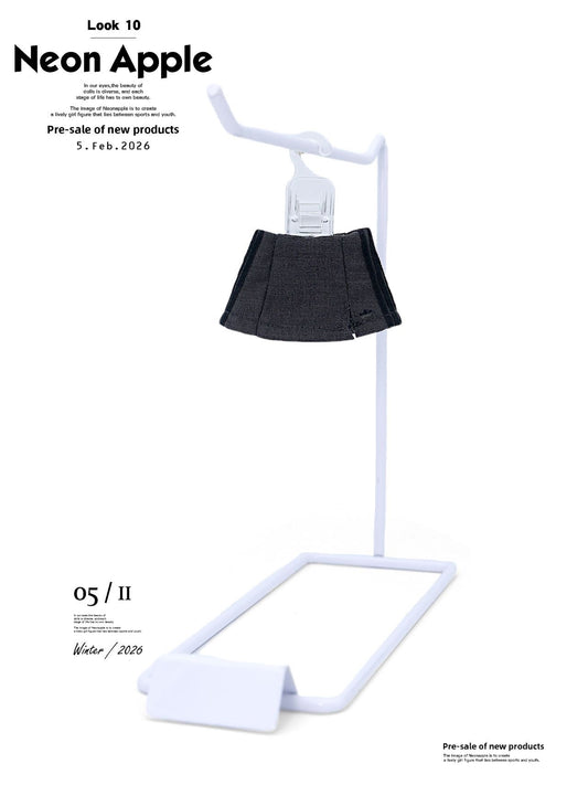 In Stock |Black Slimming A-Line Doll Skirt for BJD & Blythe