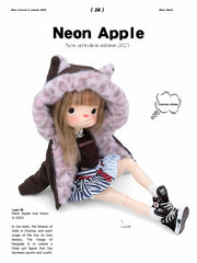 Cat-Ear Faux Fur Hood Coat for Blythe/BJD