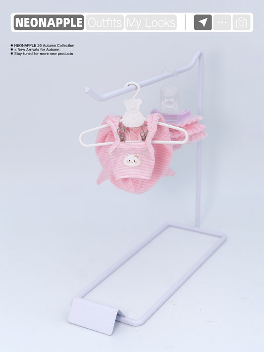 Cat-Ear Hooded Top & Ruffle Skirt Set For Blythe & Bjd Dolls