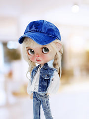 Vintage Chic Denim Vest | For BJD & Blythe Dolls