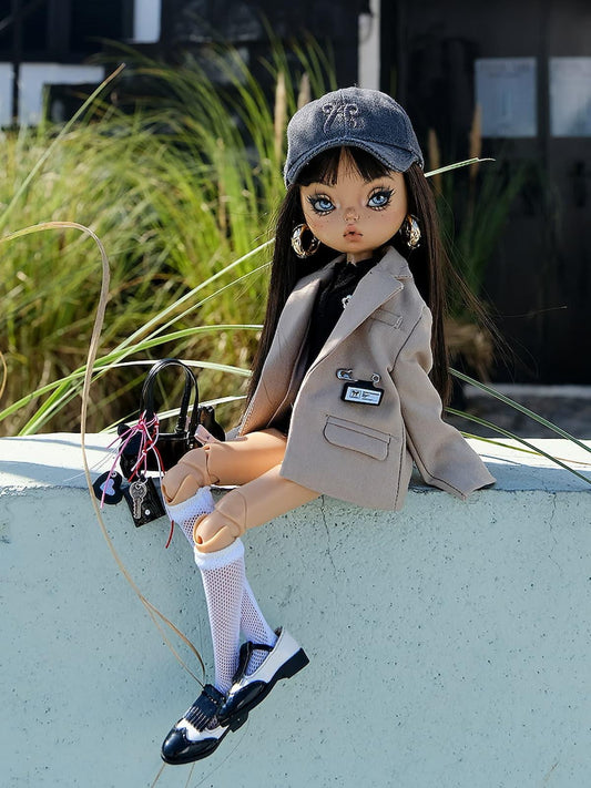 Collegiate Style Doll Blazer | Fits BJD/Blythe Dolls