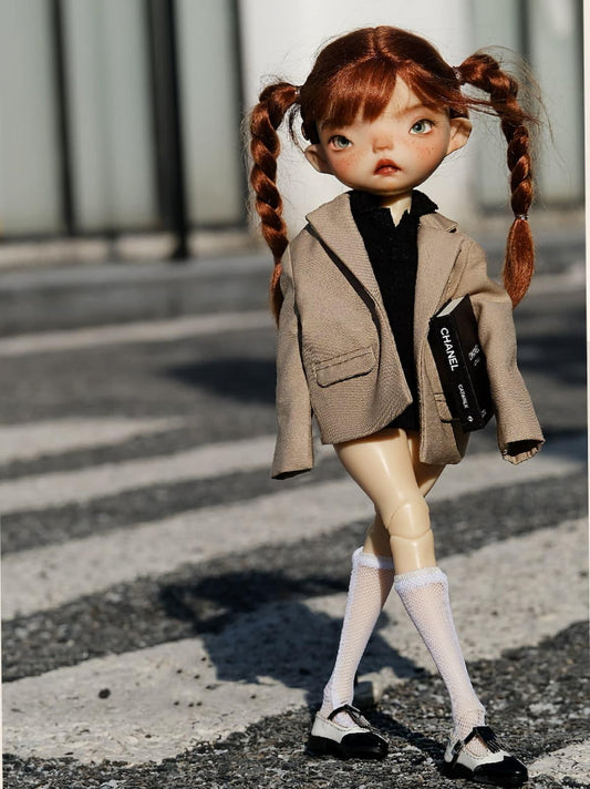 Collegiate Style Doll Blazer | Fits BJD/Blythe Dolls