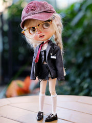 Collegiate Style Doll Blazer | Fits BJD/Blythe Dolls