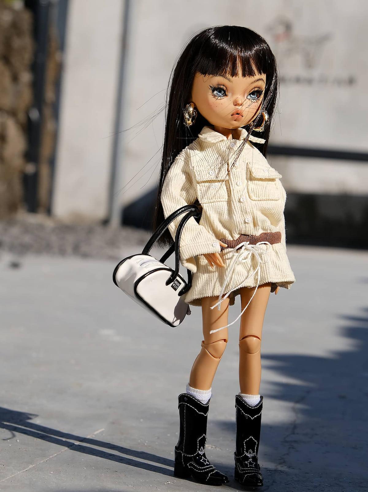 ✨Urban Chic Corduroy Knit Dress | Fits BJD & Blythe Dolls✨