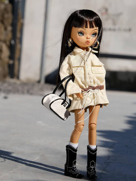 ✨Urban Chic Corduroy Knit Dress | Fits BJD & Blythe Dolls✨
