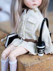 ✨Urban Chic Corduroy Knit Dress | Fits BJD & Blythe Dolls✨