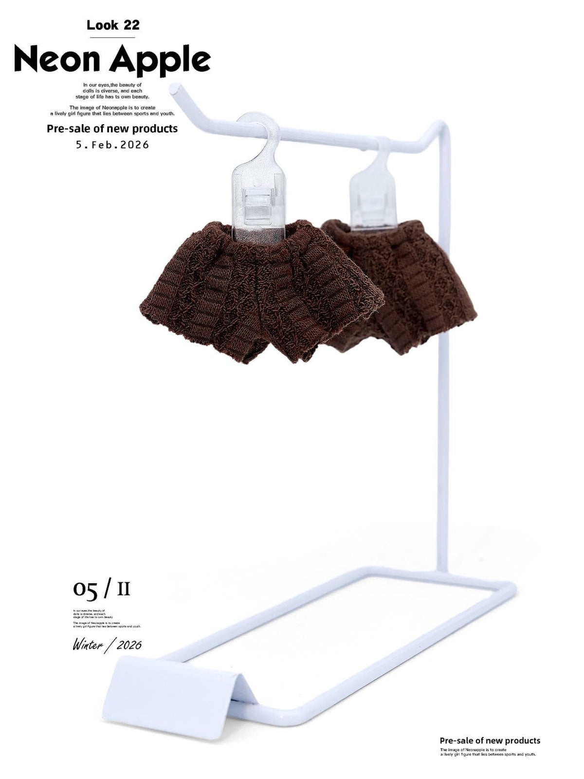 Cozy Korean-Style  Knit Shorts for Blythe & Bjd