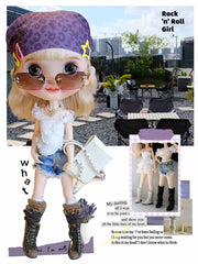 Doll Denim Shorts · OB22/OB24 Outfit · Doll Clothes