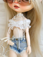 Doll Denim Shorts · OB22/OB24 Outfit · Doll Clothes