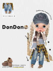 Elegant Nomad Doll Combat Boots for BJD, Blythe Dolls