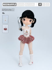 Fitted Graphic Tank Top For Blythe & Bjd Dolls
