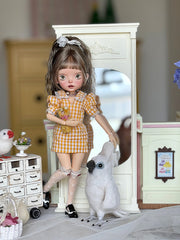 French Romantic Doll Dress – OB22/OB24 Outfit for 1/6 BJD & Blythe
