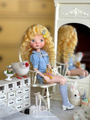 French Romantic Doll Dress – OB22/OB24 Outfit for 1/6 BJD & Blythe