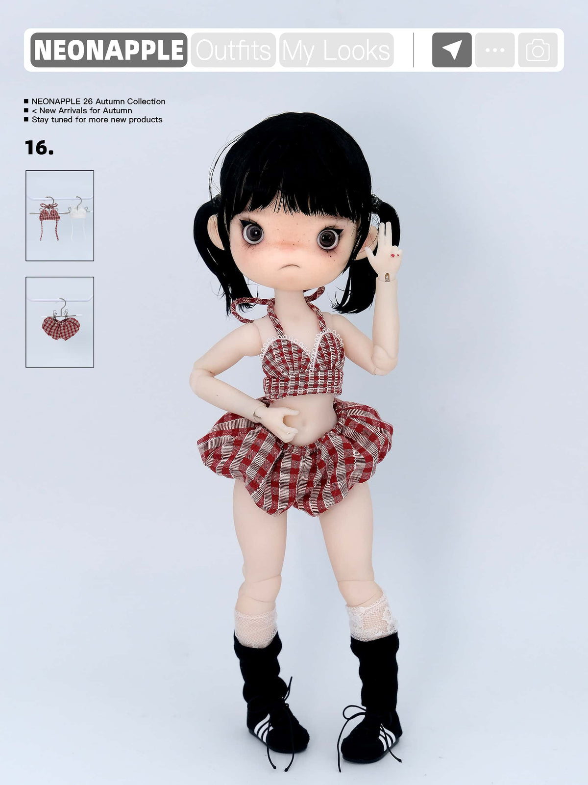 Halter Bustier Top For Blythe & Bjd Dolls