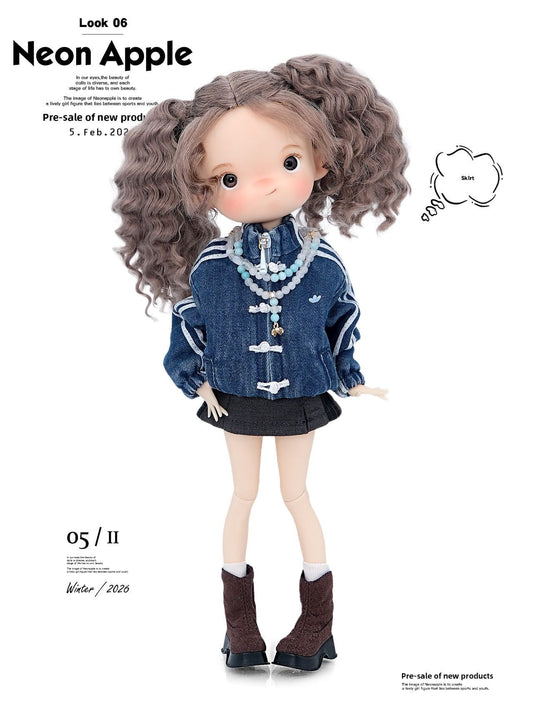 Pre-Order:Layered Beaded Doll Necklace for Blythe, BJD