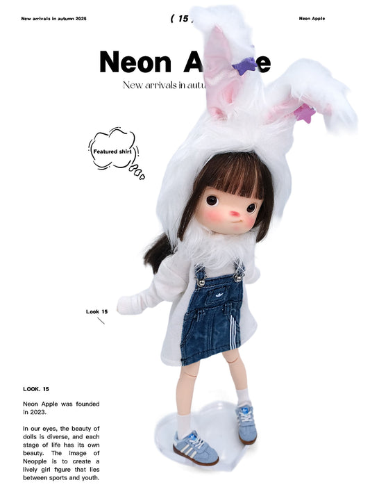 Layered Long Sweatshirt for Dolls