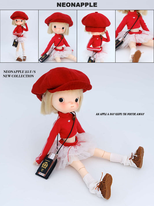 Layered Tulle Tutu Leggings for bjd&blythe Dolls | Dreamy Skirted Pants