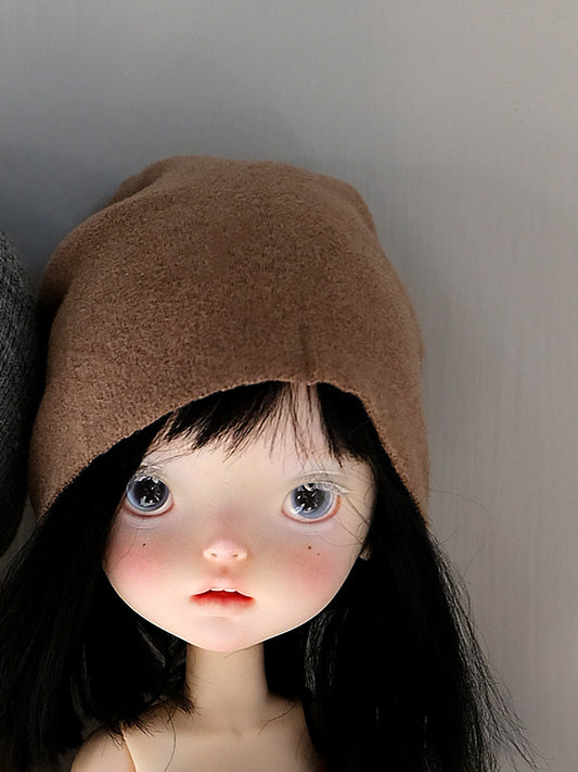 Minimal Knit Beanie Hat for 1/6 Dolls – Doll Headwear Accessory