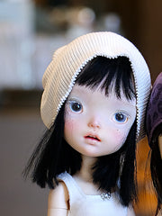 Minimal Knit Beanie Hat for 1/6 Dolls – Doll Headwear Accessory