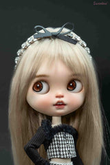 Miu Style Princess Set – Knit Sweater + Tube Top + Furry Mini Skirt