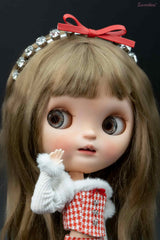 Miu Style Princess Set – Knit Sweater + Tube Top + Furry Mini Skirt