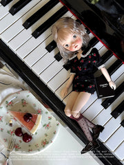 Nightingale and Rose – French Romantic Cocktail Dress for OB22/OB24 Dolls