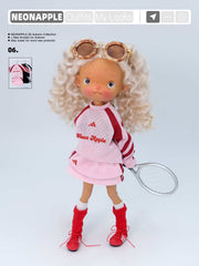 Oversized Soccer-Inspired Top & Skirt Set For Blythe & Bjd Dolls