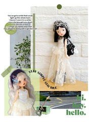 Pearl Ballerina Dress for OB22/OB24 Dolls – Fits BJD & Blythe